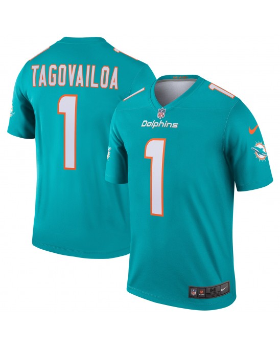 Tua Tagovailoa Miami Dolphins Nike Legend Spieler Performance Top – Aqua