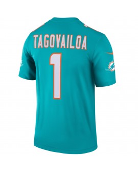 Tua Tagovailoa Miami Dolphins Nike Legend Spieler Performance Top – Aqua
