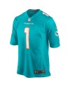 Tua Tagovailoa Miami Dolphins Nike Spieler-Spieler Trikot – Aqua