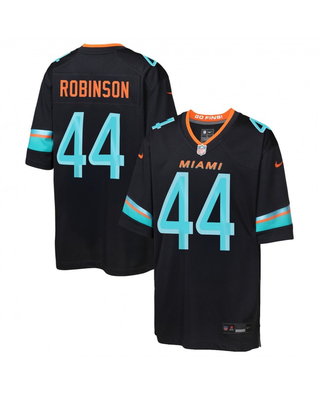 Hacken Robinson Miami Dolphins Nike Youth 2025 Rivalries CollectionTrikot - Pitch Blue