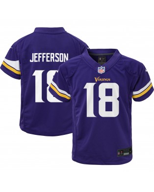 Justin Jefferson Minnesota Vikings Nike Spieler Trikot für Kleinkinder – Lila