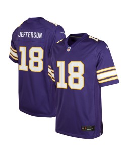 Justin Jefferson Minnesota Vikings Nike Jugend-Spieler Trikot – Lila