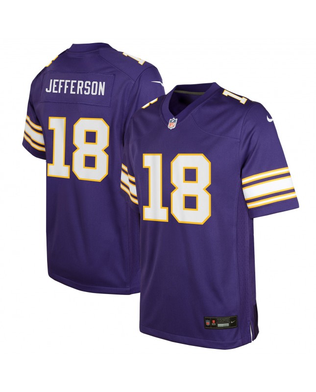Justin Jefferson Minnesota Vikings Nike Jugend-Spieler Trikot – Lila
