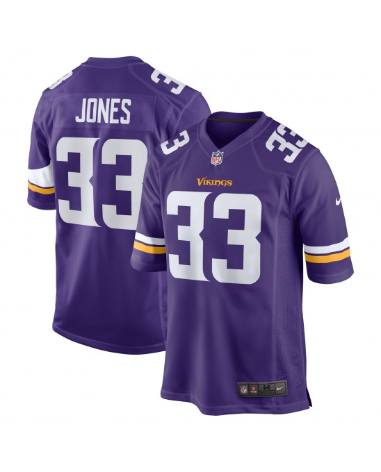Aaron Jones Minnesota Vikings Nike Spiele-Trikot – Lila