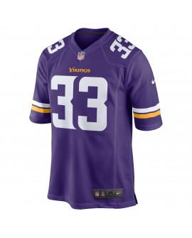 Aaron Jones Minnesota Vikings Nike Spiele-Trikot – Lila