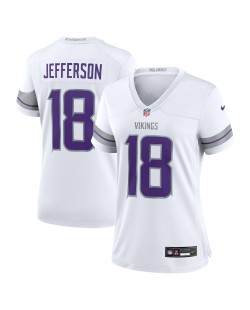 Justin Jefferson Minnesota Vikings Nike AlternateSpiele-Trikot für Damen – Weiß
