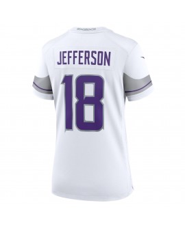 Justin Jefferson Minnesota Vikings Nike AlternateSpiele-Trikot für Damen – Weiß