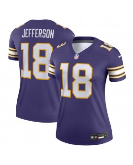 Justin Jefferson Minnesota Vikings Nike Alternate Legend Spieler Performance-Oberteil für Damen – Lila