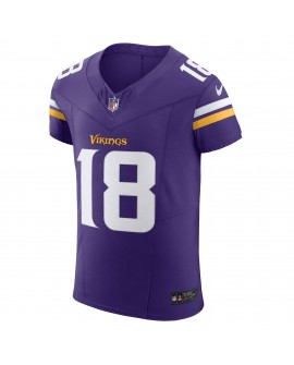 Justin Jefferson Minnesota Vikings Nike Vapor F.U.S.E. Elite-Trikot – Lila