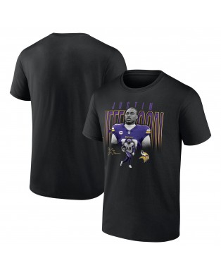 Justin Jefferson Minnesota Vikings Humble Shadow Spieler T-Shirt – Schwarz
