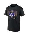 Justin Jefferson Minnesota Vikings Humble Shadow Spieler T-Shirt – Schwarz