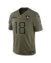 Justin Jefferson Minnesota Vikings Nike 2025 Salute to Service Limited Trikot – Olivgrün