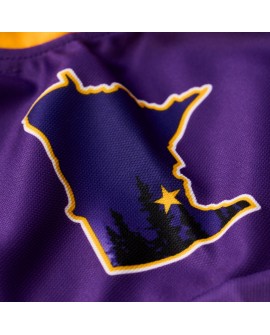 Justin Jefferson Minnesota Vikings Hockey-Trikot – Lila