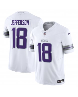 Justin Jefferson Minnesota Vikings Nike Alternate Vapor F.U.S.E. Limitiertes Trikot – Weiß