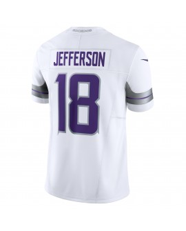 Justin Jefferson Minnesota Vikings Nike Alternate Vapor F.U.S.E. Limitiertes Trikot – Weiß