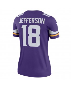 Justin Jefferson Minnesota Vikings Nike Legend Spieler Performance-Oberteil für Damen – Lila
