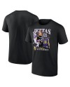 Justin Jefferson Minnesota Vikings Notorious Spieler Grafik-T-Shirt – Schwarz
