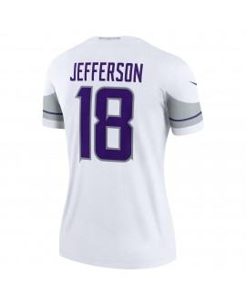 Justin Jefferson Minnesota Vikings Nike Alternate Legend Spieler Performance-Oberteil für Damen – Weiß