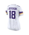 Justin Jefferson Minnesota Vikings Nike Spiele-Trikot für Damen – Weiß