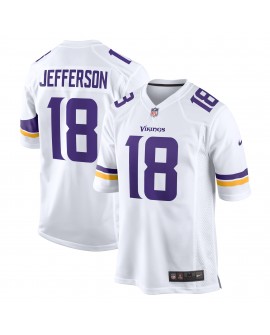 Justin Jefferson Minnesota Vikings Nike Spiele-Trikot – Weiß