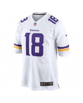 Justin Jefferson Minnesota Vikings Nike Spiele-Trikot – Weiß
