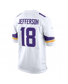 Justin Jefferson Minnesota Vikings Nike Spiele-Trikot – Weiß