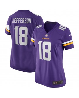 Justin Jefferson Minnesota Vikings Nike Damen-Spieler Trikot – Lila