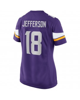 Justin Jefferson Minnesota Vikings Nike Damen-Spieler Trikot – Lila