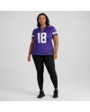 Justin Jefferson Minnesota Vikings Nike Damen-Spieler Trikot – Lila