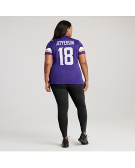 Justin Jefferson Minnesota Vikings Nike Damen-Spieler Trikot – Lila