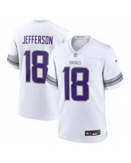 Justin Jefferson Minnesota Vikings Nike Jugend-Spieler Trikot – Weiß
