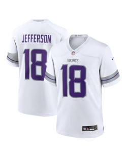 Justin Jefferson Minnesota Vikings Nike Jugend-Spieler Trikot – Weiß