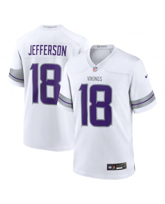 Justin Jefferson Minnesota Vikings Nike Jugend-Spieler Trikot – Weiß