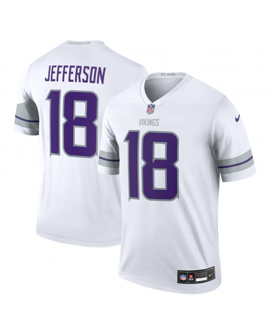 Justin Jefferson Minnesota Vikings Nike Legend Spieler Performance Top – Weiß