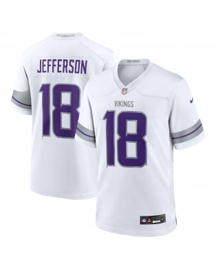 Justin Jefferson Minnesota Vikings Nike AlternateSpiele-Trikot – Weiß