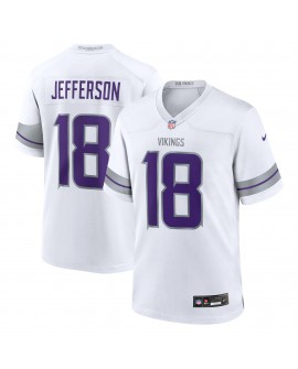 Justin Jefferson Minnesota Vikings Nike AlternateSpiele-Trikot – Weiß