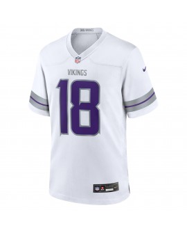Justin Jefferson Minnesota Vikings Nike AlternateSpiele-Trikot – Weiß