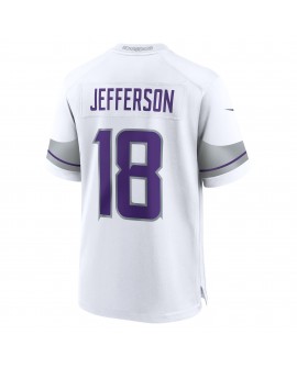 Justin Jefferson Minnesota Vikings Nike AlternateSpiele-Trikot – Weiß