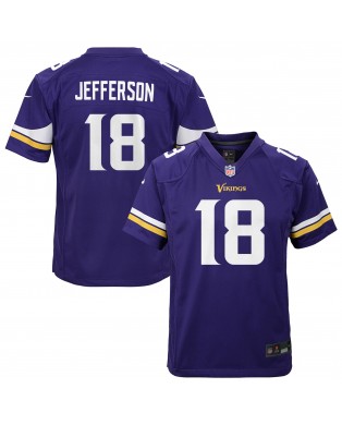Justin Jefferson Minnesota Vikings Nike Jugend-Spieler Trikot – Lila