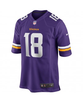 Justin Jefferson Minnesota Vikings Nike Spieler-Spieler Trikot – Lila