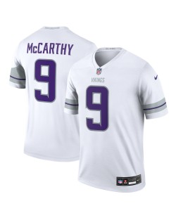 J.J. McCarthy Minnesota Vikings Nike Legend Spieler Performance Top – Weiß