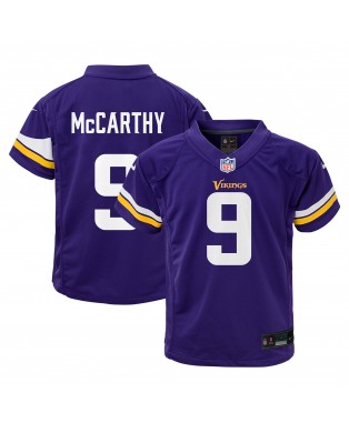 J.J. McCarthy Minnesota Vikings Nike Spieler Trikot für Kleinkinder – Lila