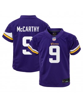 J.J. McCarthy Minnesota Vikings Nike Spieler Trikot für Kleinkinder – Lila