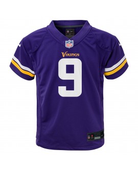 J.J. McCarthy Minnesota Vikings Nike Spieler Trikot für Kleinkinder – Lila