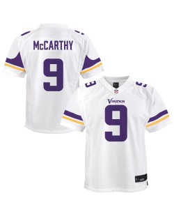 J.J. McCarthy Minnesota Vikings Nike Jugend-Spieler Trikot – Weiß