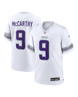 J.J. McCarthy Minnesota Vikings Nike Jugend-Spieler Trikot – Weiß