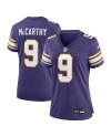 J.J. McCarthy Minnesota Vikings Nike Damen-Spieler Trikot für 2. Alternativspieler – Lila