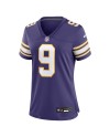 J.J. McCarthy Minnesota Vikings Nike Damen-Spieler Trikot für 2. Alternativspieler – Lila