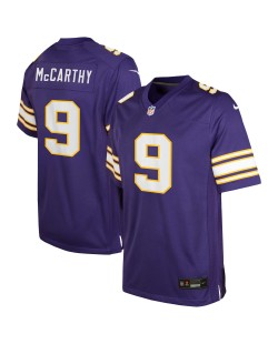 J.J. McCarthy Minnesota Vikings Nike Jugend-Spieler Trikot – Lila