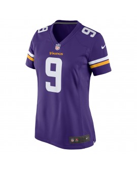 J.J. McCarthy Minnesota Vikings Nike Spieler-Spieler Trikot für Damen – Lila